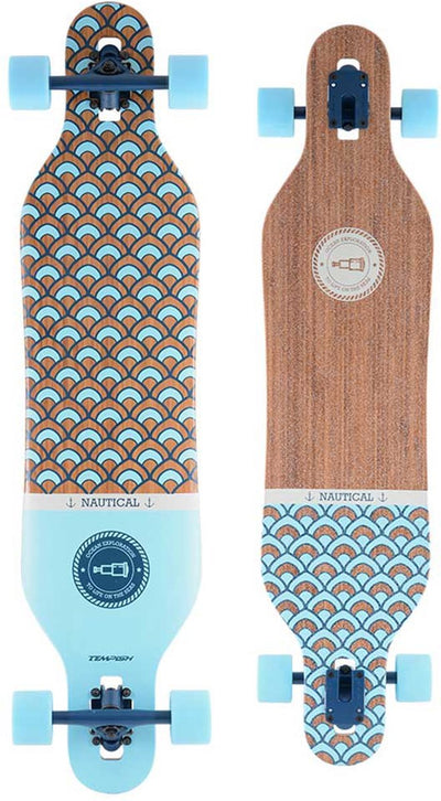 longboard Nautique 104 x 25 cm bleu