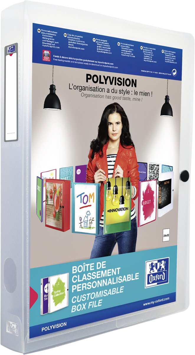 Oxford elba elastobox polyvision transparent