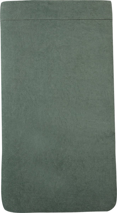 Witlof pour enfant couverture de berceau tuck-inn velours côtelé vert forêt 60 x 120 cm