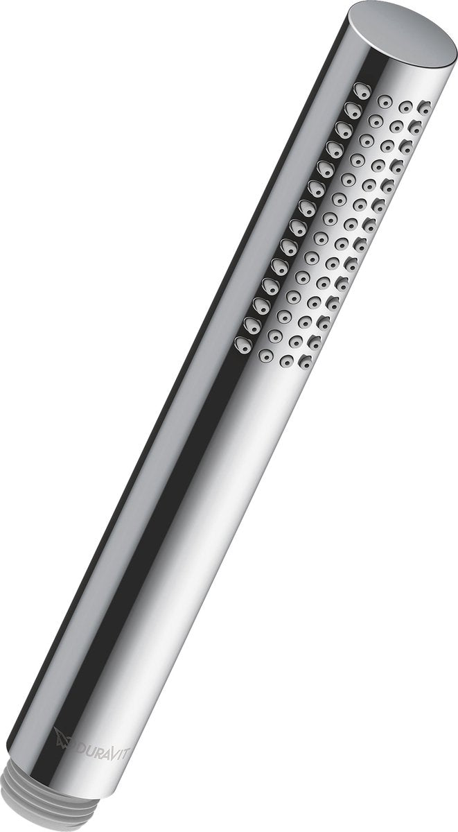 Douchette Duravit 1 position débit négatif - pomme de douche - économie d'eau - easyclean - chrome brillant