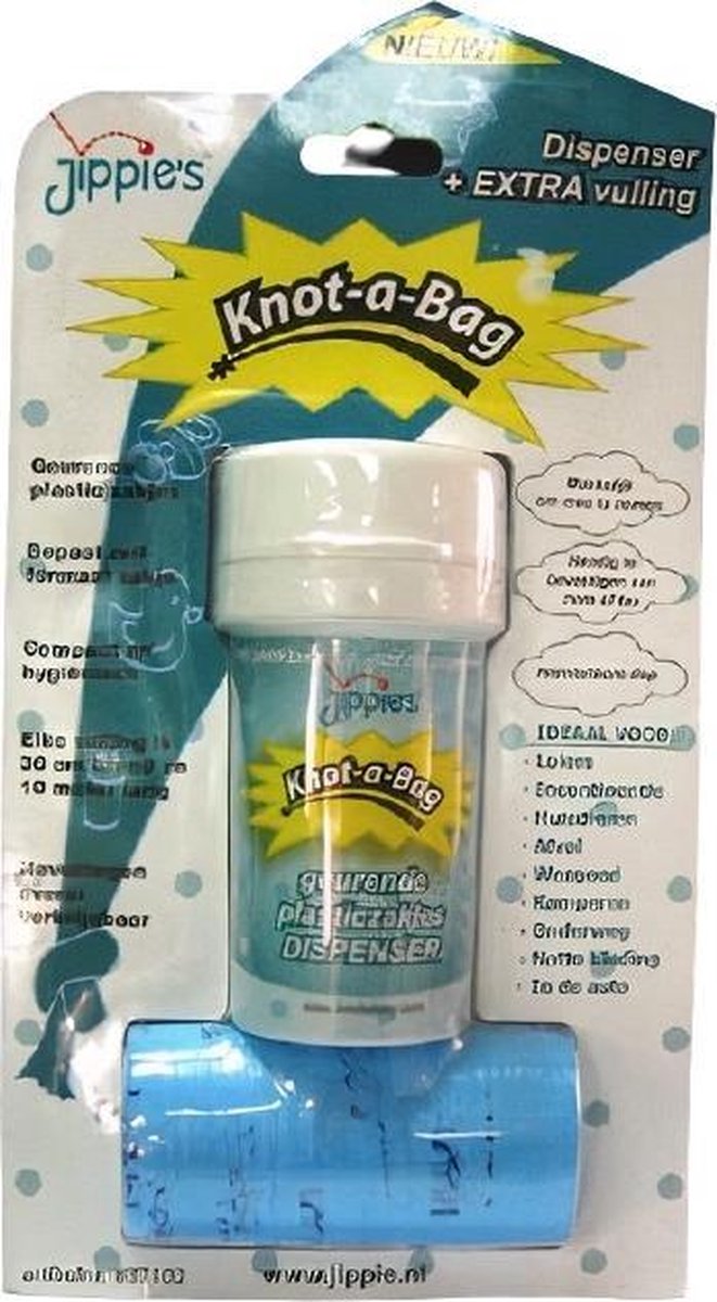 Sac à langer jetable Jippie's (distributeur + recharge) - transparent