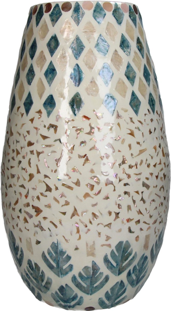 Vase collection Hd capiz multi 20x20x35cm