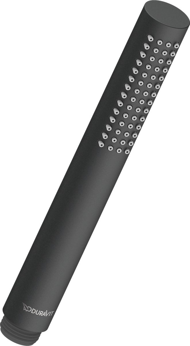 Douchette Duravit 1 position - pomme de douche - easyclean - noir mat