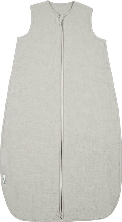 Meyco baby uni gigoteuse doublée - hydrophile prélavée - grège - 90cm - 2,0 tog