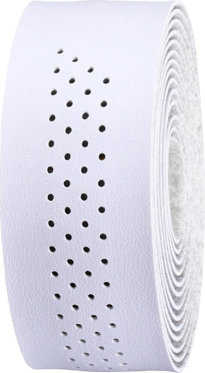 Bbb cycling guidoline vélo de course - guidoline autocollante en microfibre - longueur : 200 cm - épaisseur : 2 mm - avec capuchons de guidon - blanc - speedribbon bht-12