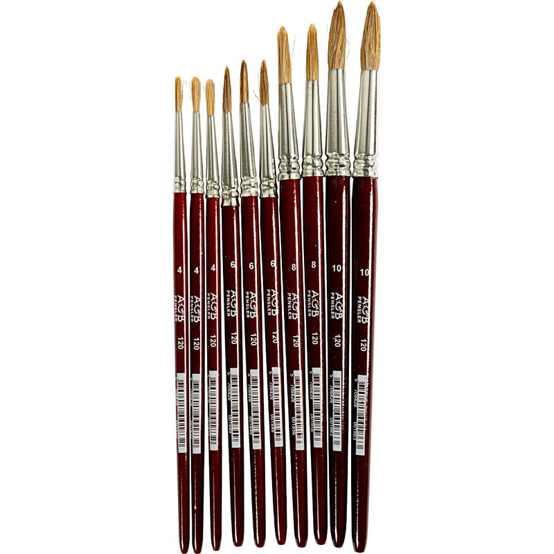 Creativ Company Aquarel Brosses, 10e.