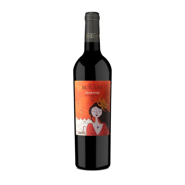 Masseria surani primitivo di manduria rosso 0,75 litre