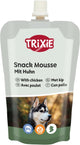 Trixie snack mousse - poulet liquide de récompense pour chien 200gr - idéal pour les mangeurs difficiles