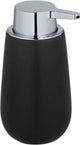 Wenko 1065610 - distributeur de savon. badi céramique noir | 1 pièce