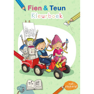 Livre de coloriage Fien teun | 2 pièces