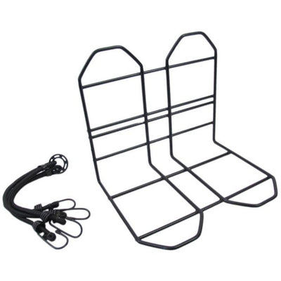 porte-bagages 28 cm acier noir