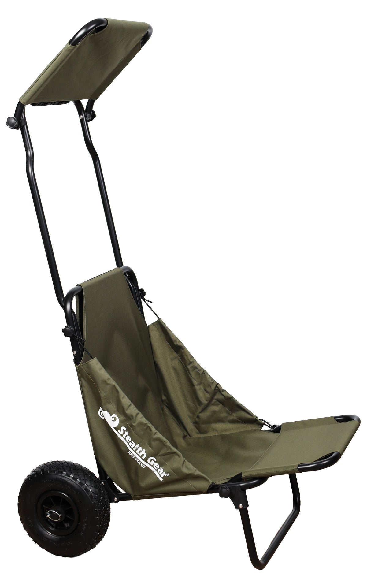 Geet Stealth Steals Gear Transport Trolley M2 Bosgroen avec toit ouvrant