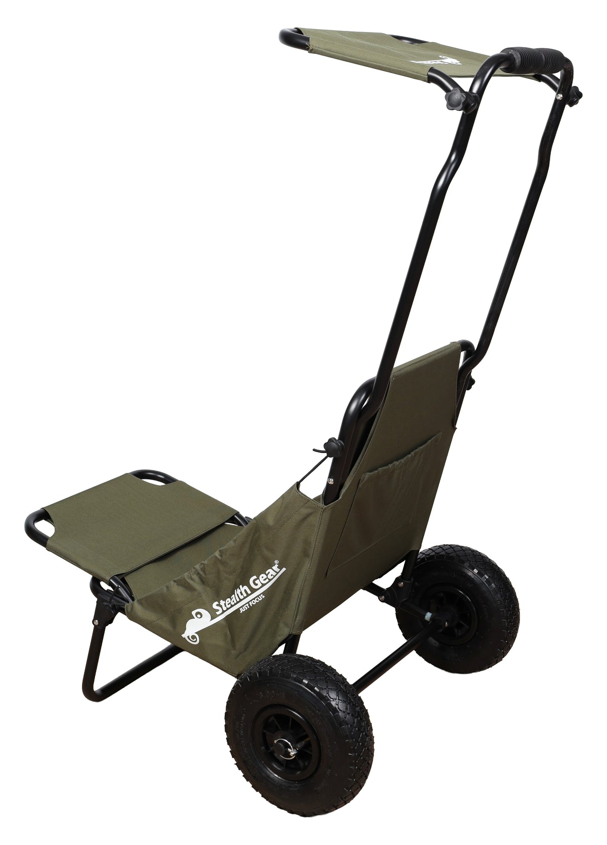 Geet Stealth Steals Gear Transport Trolley M2 Bosgroen avec toit ouvrant