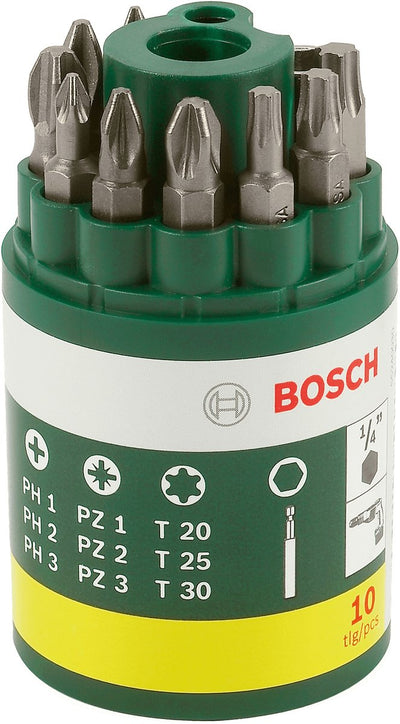 Jeu d'embouts de tournevis Bosch - 10 pièces