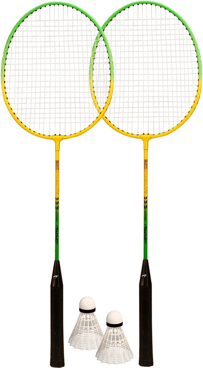 Set de badminton Avento - acier trempé - vert jaune