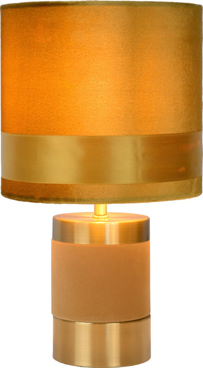 Lucide extravaganza frizzle - lampe de table - ø 18 cm - 1xe14 - jaune