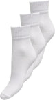 Only dames 3p chaussettes tine coeur tennis blanc