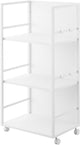 Chariot de rangement tour Yamazaki 3 couches semi fermé - blanc