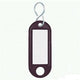 Porte-clés wedo 262103401 5,2x2,1cm noir