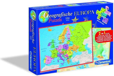 Puzzle Geographical Map Europe -104 Pieces