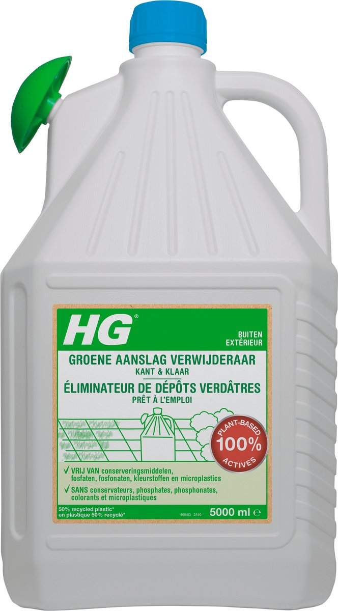 Hgx eco 5l nettoyant dépôt vert prêt à l'emploi avec tête de pulvérisation