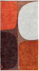 Hippocampe - serviette de plage - pierres - 100x180 cm - marron