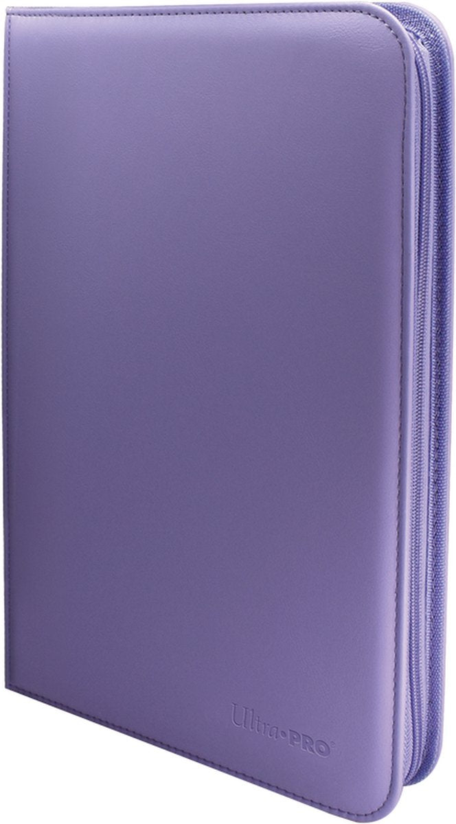 Classeur pro zippé 9 pochettes Ultrapro Vivid : violet (dossier de collection)