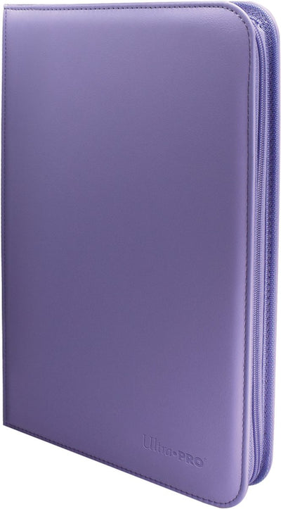 Classeur pro zippé 9 pochettes Ultrapro Vivid : violet (dossier de collection)