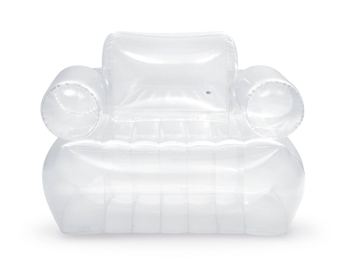 Fauteuil gonflable INTEX - transparent