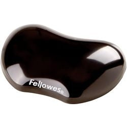 Tapis de souris avec repose-poignet Fellowes Crystals™ gel noir