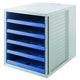Commode Abi han kkarma 1401816 a4 c4 bleu gris