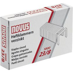 Agrafes novus 042-0040 argent 1000 pièces