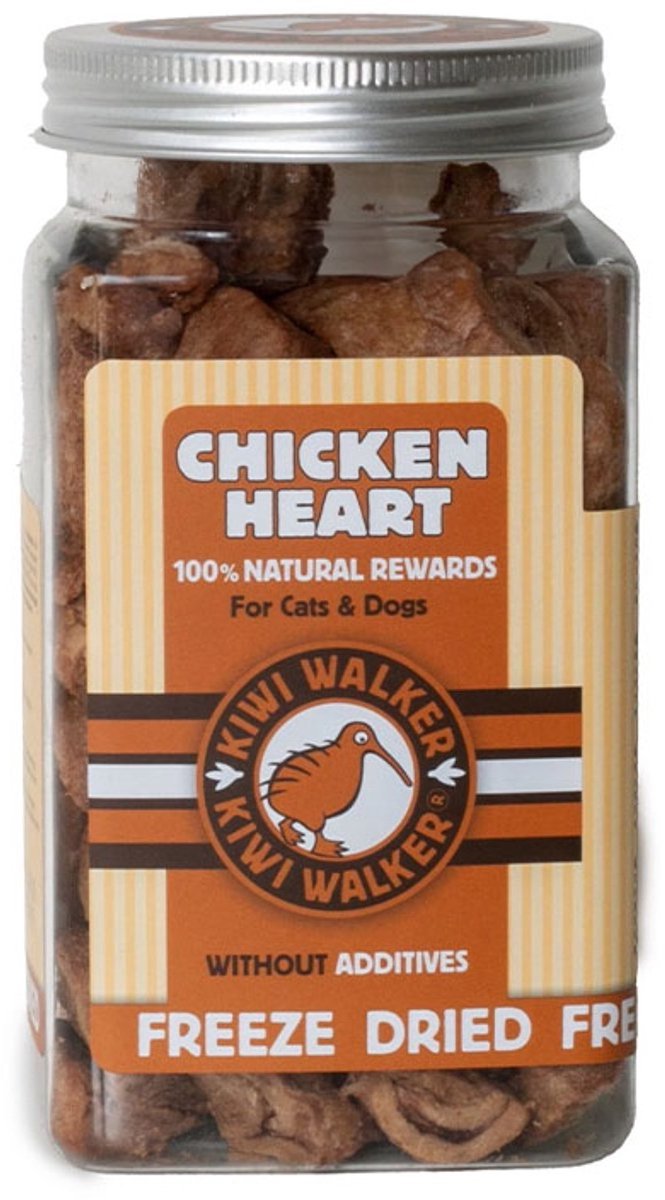 Cœurs de poulet lyophilisés Kiwi Walker