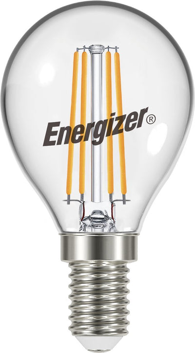 Lampe boule LED à filament économe en énergie Energizer - E14 - 5 watts - lumière blanc chaud - dimmable - 1 pièce