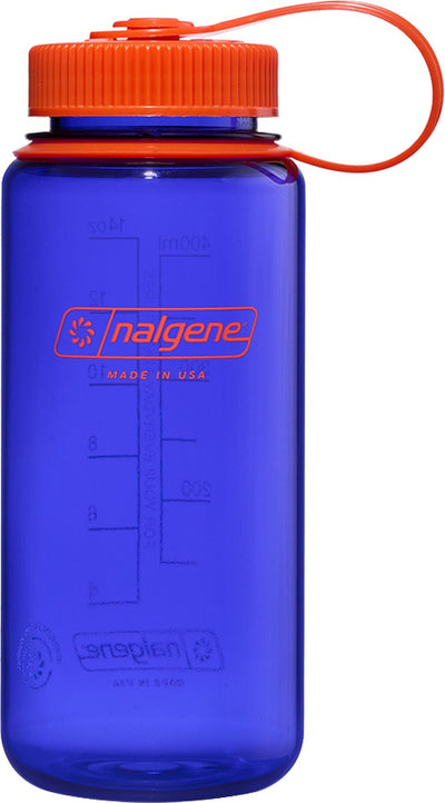 Nalgene - bouteille à large goulot - gourde - bouteille d'eau - étanche - 500 ml - sans bpa - sustain - pervenche