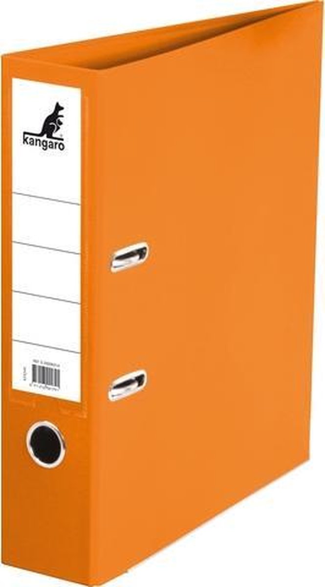 Classeur Kangaro - a4 - 2 anneaux - orange - largeur dos 75mm - k-3000k074
