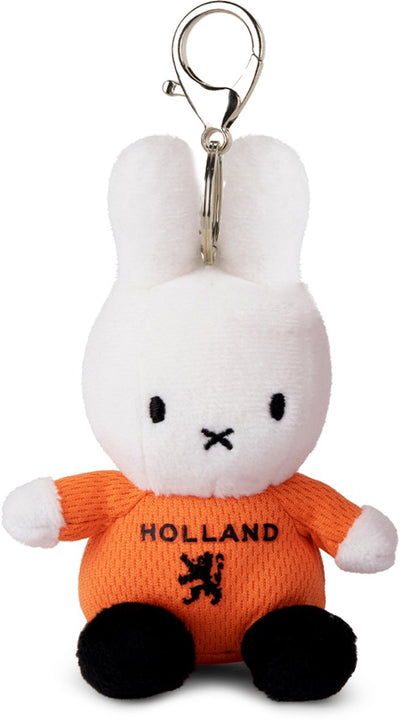 Bon ton toys miffy - porte-clés joueur de football hollandais - 10 cm - 4''