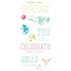 Sizzix • set de tampons transparents bonjour sentiments 13pcs