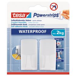 Tesa 1005366 - crochets powerstr wp blanc | 6 pièces