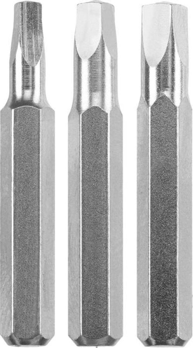 Embout de tournevis Kwb robertson 0,1,2 - longueur 28 mm - tige micro 4 mm - 128640 - 3 pièces
