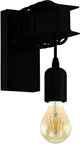 Applique Eglo townshend 6 - e27 - 19 cm - noire