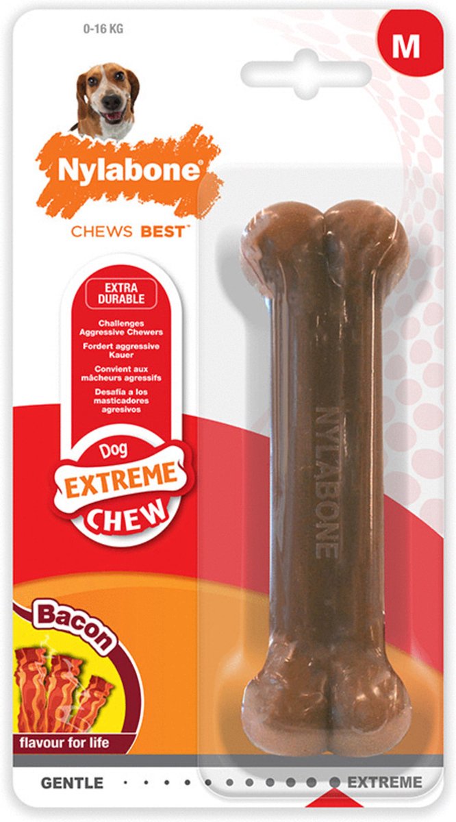 Nylabone Dura mâcher pour la saveur des bacons durs bijters