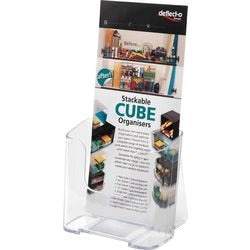 Porte-brochures deflecto 77501 a4 transparent