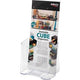 Porte-brochures deflecto 77501 a4 transparent