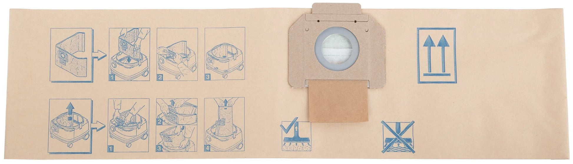 Pack de sacs de filtre Nilfisk.a 5 pcs. f. SQ450-11