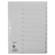 Leitz 1233 onglets gris, 1 jeu