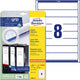 Etiquettes brochure avery l6060-25 blanc 192x34mm 200 étiquettes