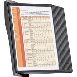 Système de panneaux de visualisation durable 5854-01 noir 1 pièce