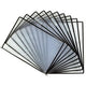 Panneau de visualisation djois 114507 a4 PVC noir