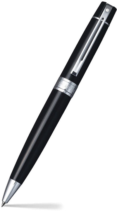 Stylo à bille Sheaffer 300 e9312-noir brillant chromé-sf-e2931251